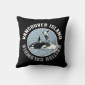 Vancouver Island BC Canada Orca Whales Adventure K クッション (裏面)