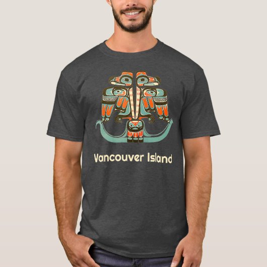 Vancouver Island British Columbia Thunderbird Tシャツ (正面)