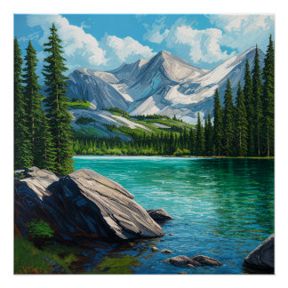 Vancouver Island Nature Art  ポスター