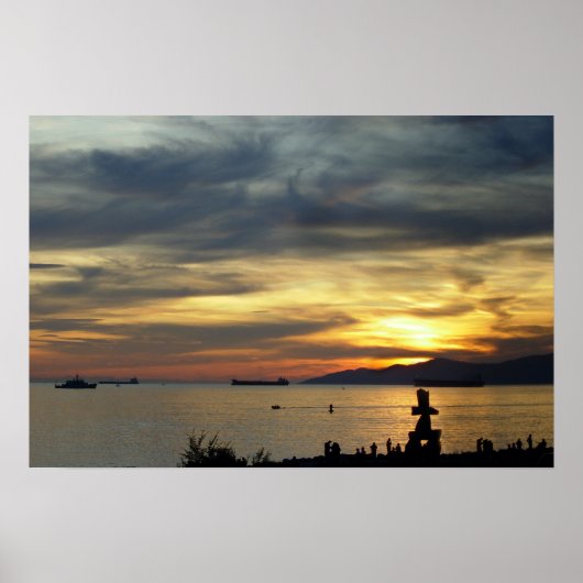 Vancouver Poster English Bay Vancouver Print ポスター (正面)