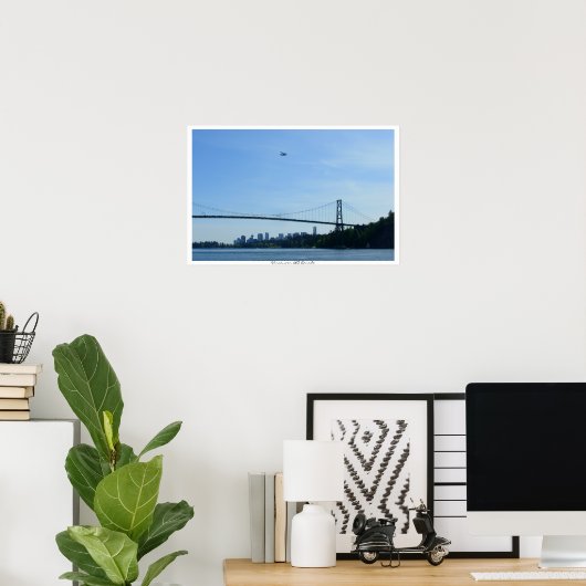 Vancouver Poster Lions Gate Art Prints & Poster ポスター (ホームオフィス)