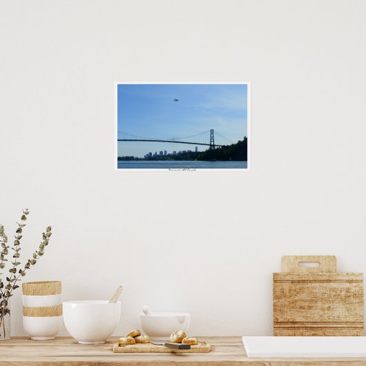 Vancouver Poster Lions Gate Art Prints & Poster ポスター (キッチン)