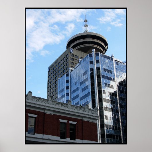 Vancouver Poster Print Vancouver Cityscape Print ポスター (正面)