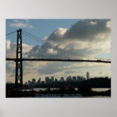 Vancouver Poster Vancouver Lions Gate Souvenir ポスター (正面)