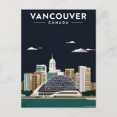 Vancouver Skyline Night Elegance ポストカード (正面)