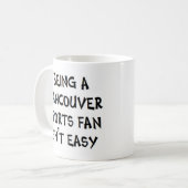 vancouver sports fan, being コーヒーマグカップ (正面左)