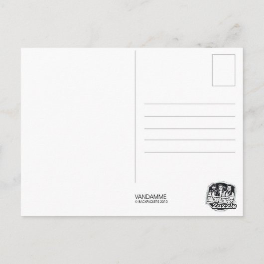 VanDamme – はがき (裏面)