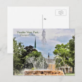 Vander Veer Park （アイオワ州ダベンポート）はがき ポストカード (正面/裏面)