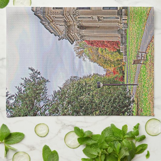 Vanderbuiltの大邸宅 キッチンタオル (折り畳み)