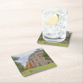 Vanderbuiltの大邸宅 スクエアペーパーコースター (インサイチュ)