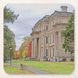 Vanderbuiltの大邸宅 スクエアペーパーコースター