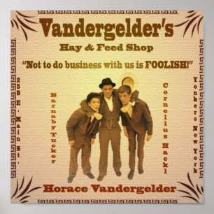 Vandergelder's Hay & 食べ物を与え Shopポスター ポスター