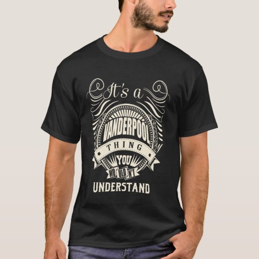 VANDERPOOLの話、あなたにはわからないね ギ Tシャツ (正面)