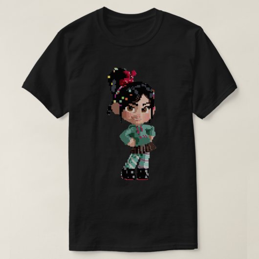 Vanellope Pixel  Tシャツ (デザイン正面)