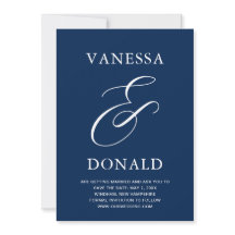 Vanessa ネイビーブルー モダン ウェディング