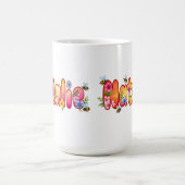 Vanessa - Floral and Bee Design Mug コーヒーマグカップ (中央)