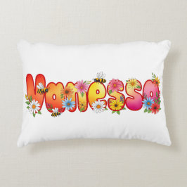 Vanessa - Personalized Bee Pillow アクセントクッション