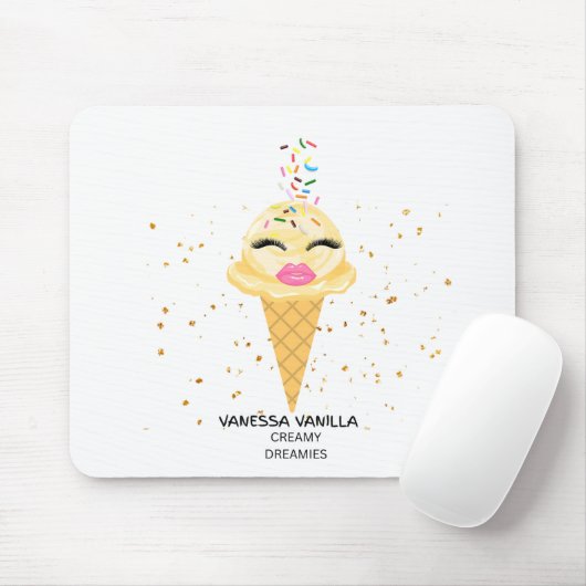 Vanessa Vanilla Creamy Dreamies Mouse Pad マウスパッド (マウス)