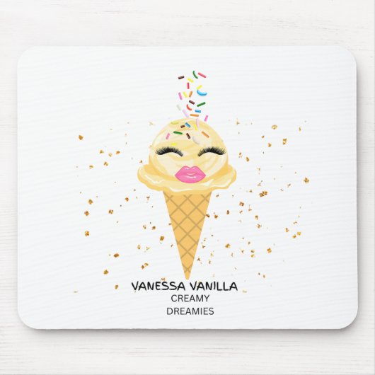 Vanessa Vanilla Creamy Dreamies Mouse Pad マウスパッド (正面)