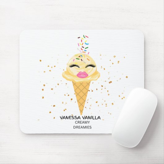 Vanessa Vanilla Creamy Dreamies Mouse Pad マウスパッド (マウス)