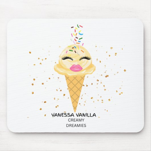Vanessa Vanilla Creamy Dreamies Mouse Pad マウスパッド (正面)
