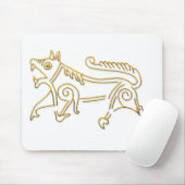 Vang Runestone-金ゴールド輪郭mousepad マウスパッド (マウス)