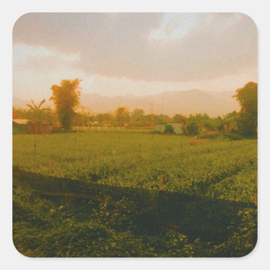 Vang Vieng - Laos  スクエアシール (正面)