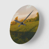 Vang Vieng - Laos  ラウンド壁時計 (傾斜)