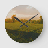 Vang Vieng - Laos  ラウンド壁時計 (正面)