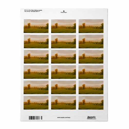 Vang Vieng - Laos  ラベル (フルシート)