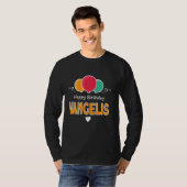 Vangelisお誕生日おめでとう Tシャツ (正面フル)