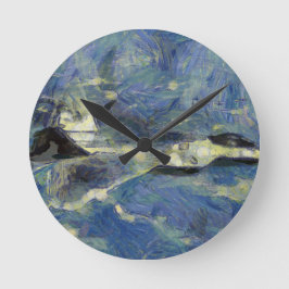 vangogh_F22 ラウンド壁時計