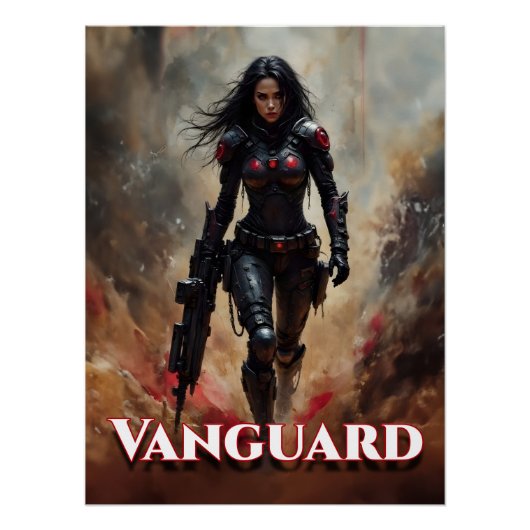 Vanguard –未来的な女性戦士 ポスター (正面)