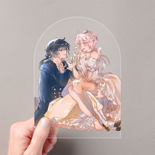 vanijeanne acrylic card アクリル招待状 (インサイチュ (ポータブル))