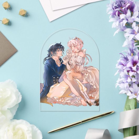 vanijeanne acrylic card アクリル招待状 (インサイチュ (ウェディング))