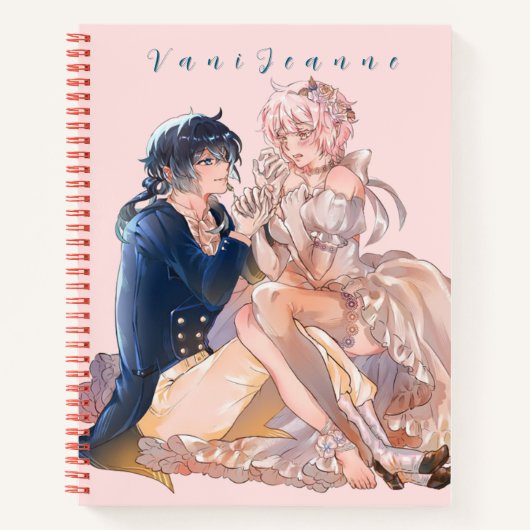 vanijeanne Spiral Notebook ノートブック (正面)