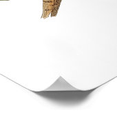 Vanilla botanical poster ポスター (角)