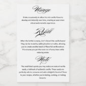 Vanilla Extract使用法の任意のラベル ワインラベル (シングルラベル)