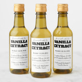 Vanilla Extract モダン LabelシールASOv1tr ワインラベル (ボトル)