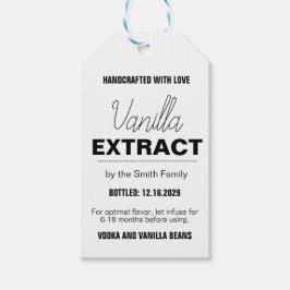 Vanilla Extract Modern Label Sticker VLL1rt ギフトタグ