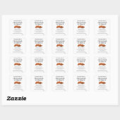Vanilla Extract Modern Label Sticker ZVEG_101_01 スクエアシール (シート)