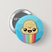 Vanilla Ice Cream Rainbow Trail - Ice Cream Jump 缶バッジ (正面&裏面)