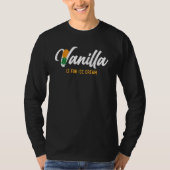 Vanilla Is For Ice Cream   Upside Down Pineapple S Tシャツ (正面)