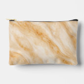Vanilla Milkshake Marble Texture アクセサリーポーチ (正面)
