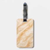 Vanilla Milkshake Marble Texture ラゲッジタグ (裏面縦)