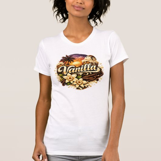 Vanilla - Vintage Design Tシャツ (正面)