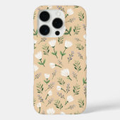Vanilla & White Floral Phone Case Case-Mate iPhoneケース (裏面)