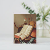 Vanitasの静物画 ポストカード (スタンド正面)