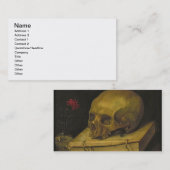 Vanitas、c.1644 (キャンバスの油) 名刺 (正面/裏面)