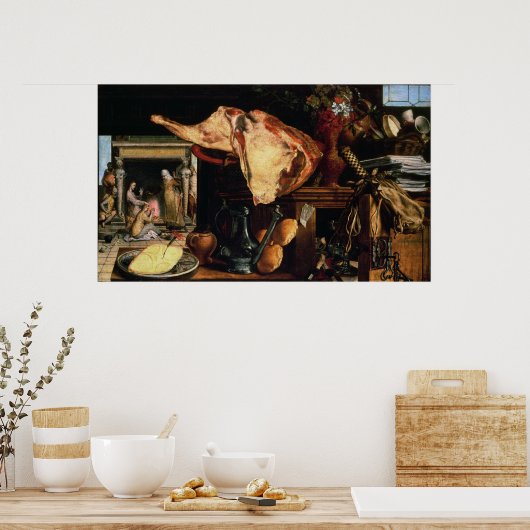 Vanitas still life , 1552 ポスター (キッチン)